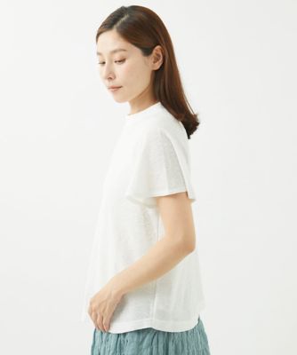 ［洗える・日本製］フラワージャガードカットソー