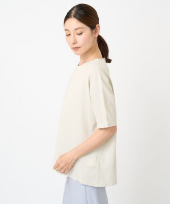 ［洗える］ビワコットンチュニックカットソー