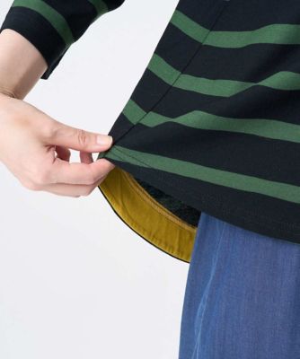 洗える・日本製］抜染ボーダープリントカットソー | GIANNI LO GIUDICE