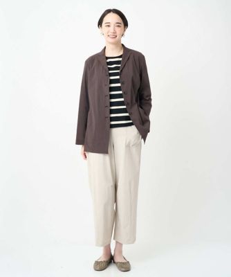 洗える・日本製］抜染ボーダープリントカットソー | GIANNI LO GIUDICE