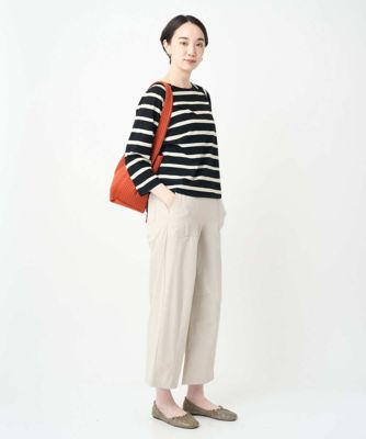 ジャンニ・ロ・ジュディチェ（GIANNI LO GIUDICE）/[洗える・日本製]抜染ボーダープリントカットソー 洗える・日本製］抜染ボーダープリントカットソー | GIANNI LO GIUDICE