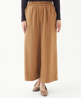 【SALE】GIANNI LO GIUDICE (Women)/ジャンニロジュディチェ [洗える]GREEKピーチサテンツイルパンツ ブラウン86 パンツ・ズボン【三越伊勢丹/公式】