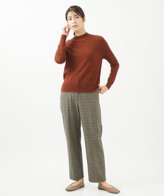［日本製］リベルタチェックタックパンツ