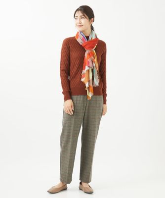 ［日本製］リベルタチェックタックパンツ