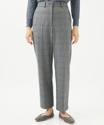 ＜GIANNI LO GIUDICE (Women)＞［日本製］リベルタチェックタックパンツ