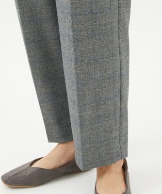 ［日本製］リベルタチェックタックパンツ