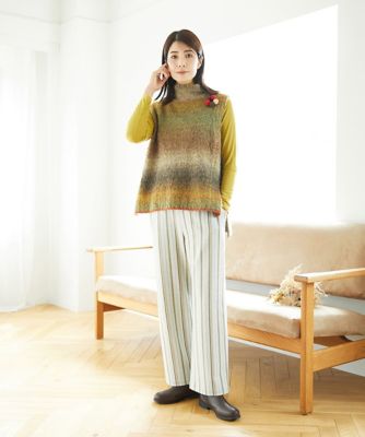 キムジョーンズ ベルテッドストライプパンツ 日本製 キムジョーンズ ベルテッドストライプパンツ 日本製