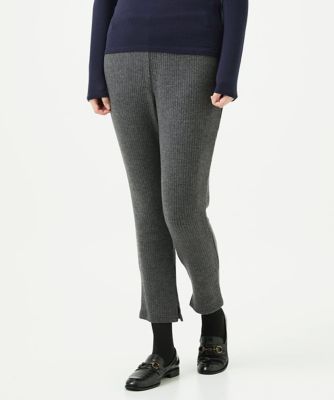 ＜GIANNI LO GIUDICE (Women)＞［洗える・日本製］インターアクションウォームリブパンツ