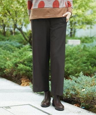 ＜GIANNI LO GIUDICE (Women)＞［洗える・日本製］プレスウォームストレッチパンツ