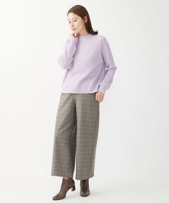 日本製］ガンクラブチェック柄ワイドパンツ | GIANNI LO GIUDICE