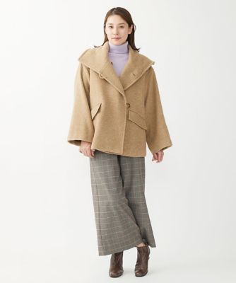 ［日本製］ガンクラブチェック柄ワイドパンツ