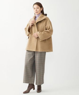 ［日本製］ガンクラブチェック柄ワイドパンツ