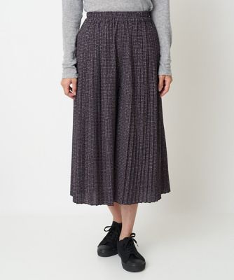 ＜GIANNI LO GIUDICE (Women)＞［洗える・リバーシブル］プリントプリーツパンツ