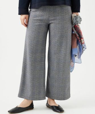 ＜GIANNI LO GIUDICE (Women)＞［日本製］ヒートパフォーマーグレンチェックパンツ
