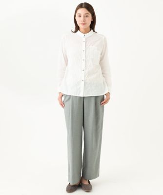 MOU パンツ インデゴブルー L 幅広パンツ イタリア製 ［日本製  