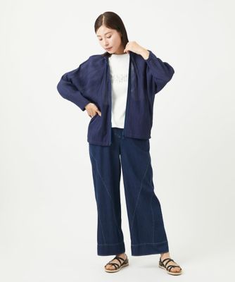 ［洗える］コットンデニムパンツ
