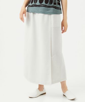GIANNI LO GIUDICE (Women)/ジャンニロジュディチェ ［洗える・日本製］プライムフレックスサッカースカート風パンツ