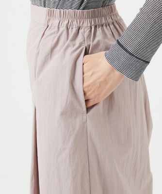 ［洗える］ナイロンワッシャータックパンツ