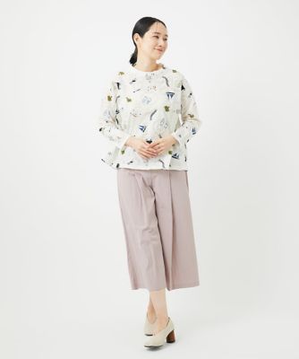 ［洗える］ナイロンワッシャータックパンツ