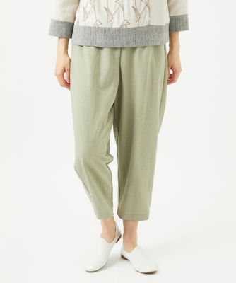 ＜GIANNI LO GIUDICE (Women)＞［洗える・日本製］ナチュラルスムースパンツ