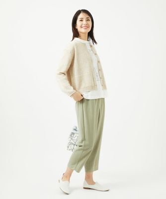 ［洗える・日本製］ナチュラルスムースパンツ
