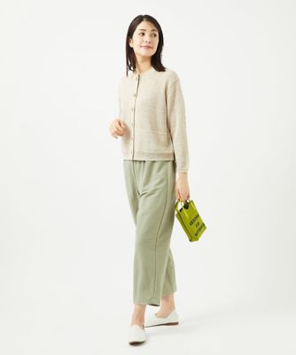 ［洗える・日本製］ナチュラルスムースパンツ