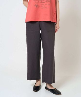 洗える］カラーリネン製品洗いパンツ | GIANNI LO GIUDICE (Women