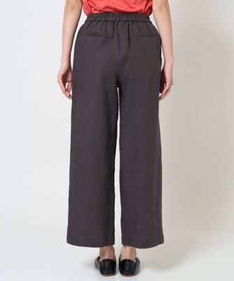洗える］カラーリネン製品洗いパンツ | GIANNI LO GIUDICE (Women