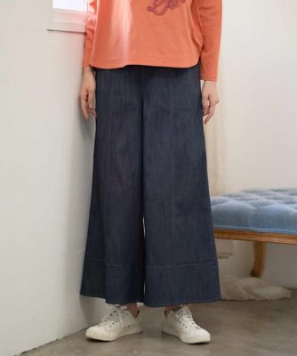 ＜GIANNI LO GIUDICE (Women)＞［洗える］スラブシャンブレーデニムパンツ