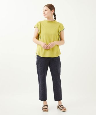 洗える・日本製］ハイストレッチジャガードテーパードパンツ | GIANNI