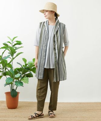 ［洗える・日本製］ソアトリュフヴィンテージ加工パンツ