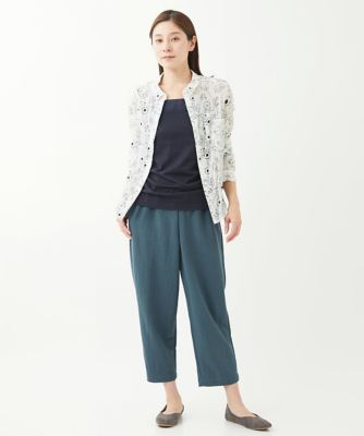 ［洗える・日本製］ナチュラルスムースパンツ