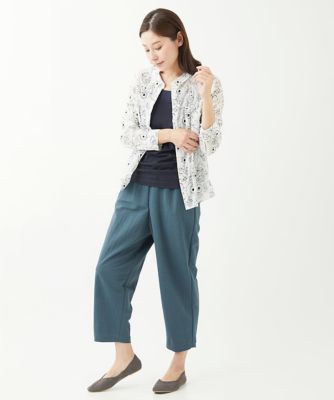 ［洗える・日本製］ナチュラルスムースパンツ