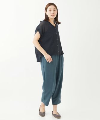 ［洗える・日本製］ナチュラルスムースパンツ