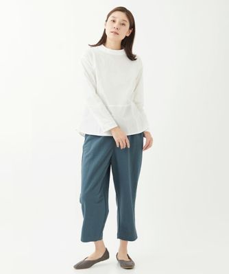 ［洗える・日本製］ナチュラルスムースパンツ
