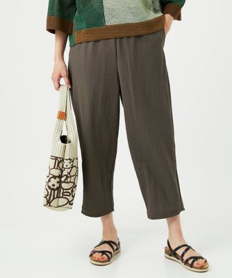 ＜GIANNI LO GIUDICE (Women)＞［洗える・日本製］ナチュラルスムースパンツ