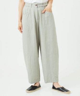 ジャンニ・ロ・ジュディチェ（GIANNI LO GIUDICE）/[洗える]レーヨンコットンコクーンシルエットパンツ 洗える］レーヨンコットンコクーンシルエットパンツ | GIANNI LO