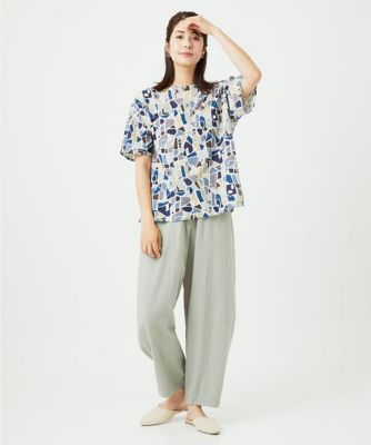 洗える］レーヨンコットンコクーンシルエットパンツ | GIANNI LO