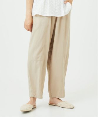 ＜GIANNI LO GIUDICE (Women)＞［洗える］レーヨンコットンコクーンシルエットパンツ