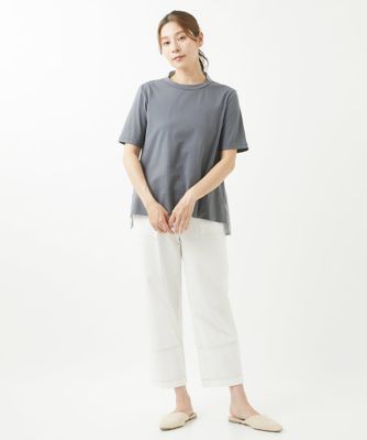 ジャンニ・ロ・ジュディチェ（GIANNI LO GIUDICE）/[洗える・日本製]コットンリネンストライプパンツ 洗える・日本製］コットンリネンストライプパンツ | GIANNI LO GIUDICE