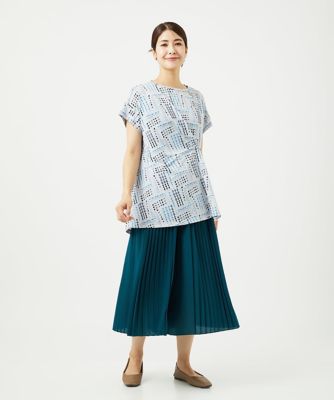 【はぜどん】ユナイテッドアローズ プリーツガウチョパンツ UNITED ARROWS（ユナイテッドアローズ）の「プリーツ ガウチョ パンツ