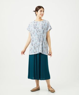 洗える］プリーツガウチョパンツ | GIANNI LO GIUDICE (Women