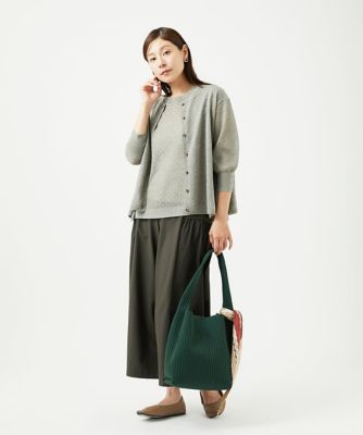 洗える・日本製］エアシルキーワイドパンツ | GIANNI LO GIUDICE