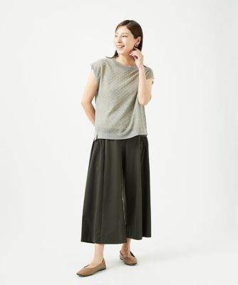 洗える・日本製］エアシルキーワイドパンツ | GIANNI LO GIUDICE