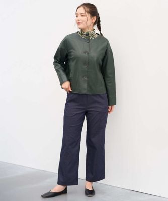 洗える］デニムライクシャンブレーパンツ | GIANNI LO GIUDICE (Women