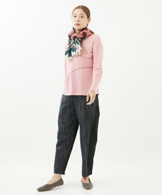 洗える］イレギュラーヒッコリー配色パンツ | GIANNI LO GIUDICE