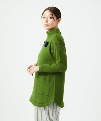 日本製］ウールマイクロループチュニック | GIANNI LO GIUDICE (Women