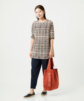 接触冷感・洗える］ジオメトリックプリントチュニック | GIANNI LO