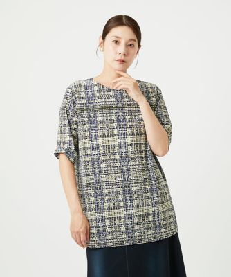 ＜GIANNI LO GIUDICE (Women)＞［接触冷感・洗える］ジオメトリックプリントチュニック