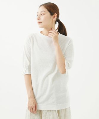 GIANNI LO GIUDICE (Women)/ジャンニロジュディチェ [洗える]フラワージャガードカットソーチュニック